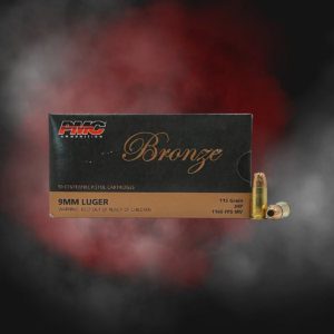 9mm Luger 115gr Jacketed Hollow Point PMC Bronze 9B- 50 Rounds