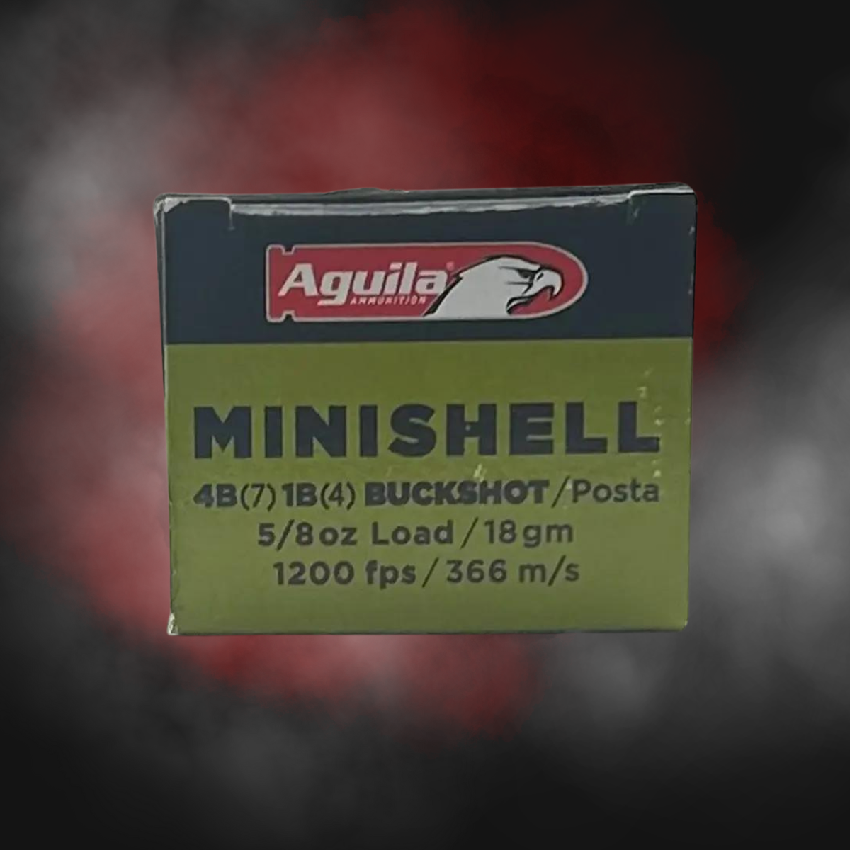 12 Gauge Mini Shell 1.75" 5/8 OZ, 4B(7p) &1B(4p) Buckshot Aguila - 20 Rounds - Image 2