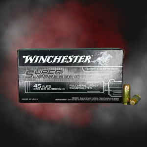 .45 ACP 230gr FMJ Suppressed Winchester - 50 Rounds