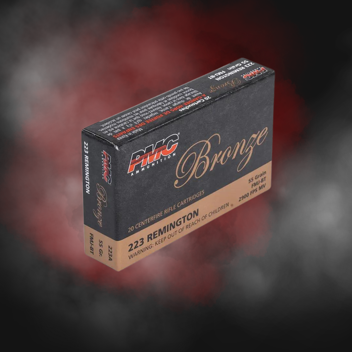 .223 55GR FMJ-BT PMC Bronze 223A (1000 rounds) - Image 3