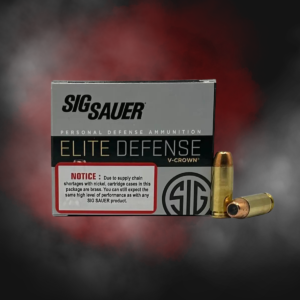 10mm 200gr JHP Brass Sig Sauer Elite V-Crown - 20 Rounds