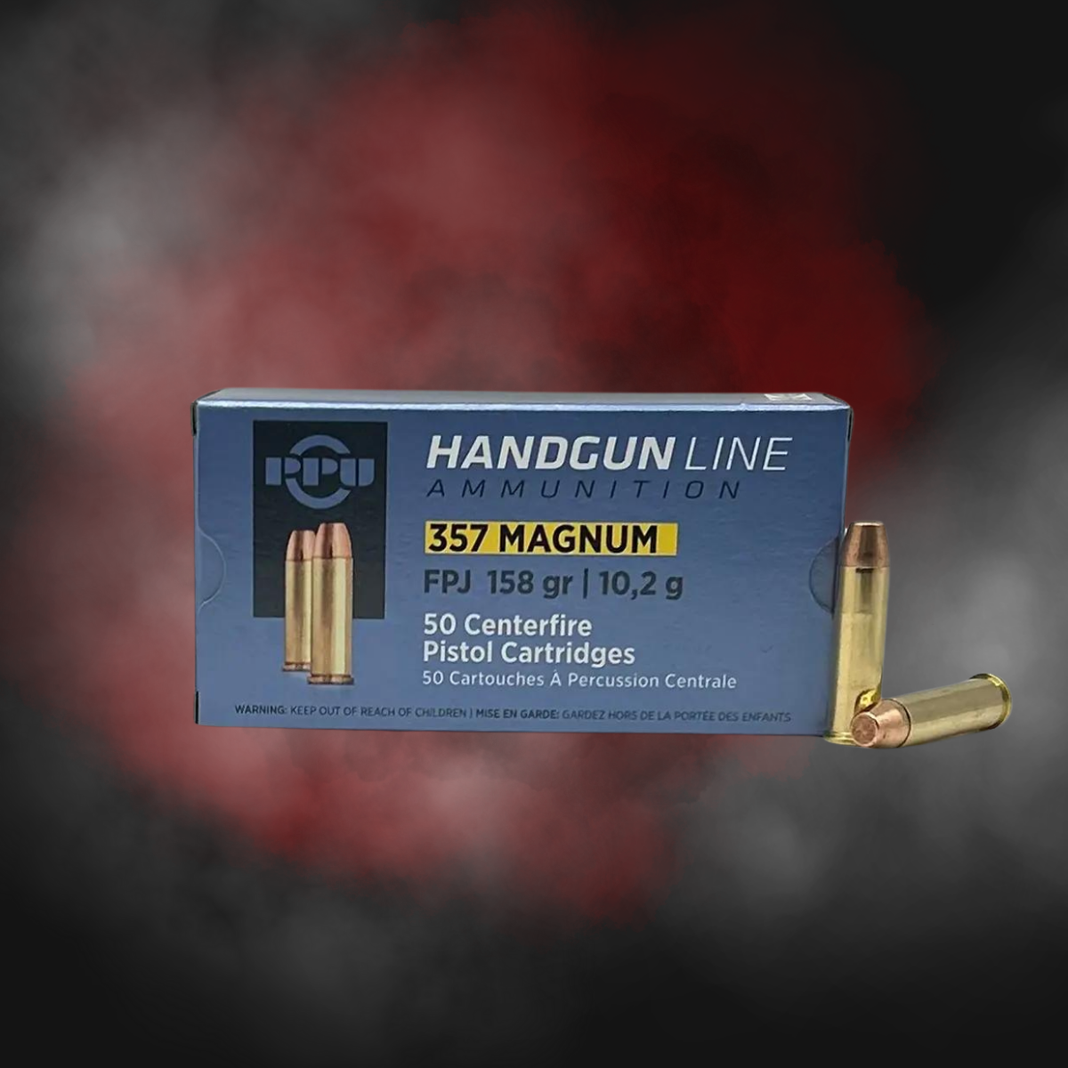 .357 Magnum 158gr FPJ PPU - 50 Rounds