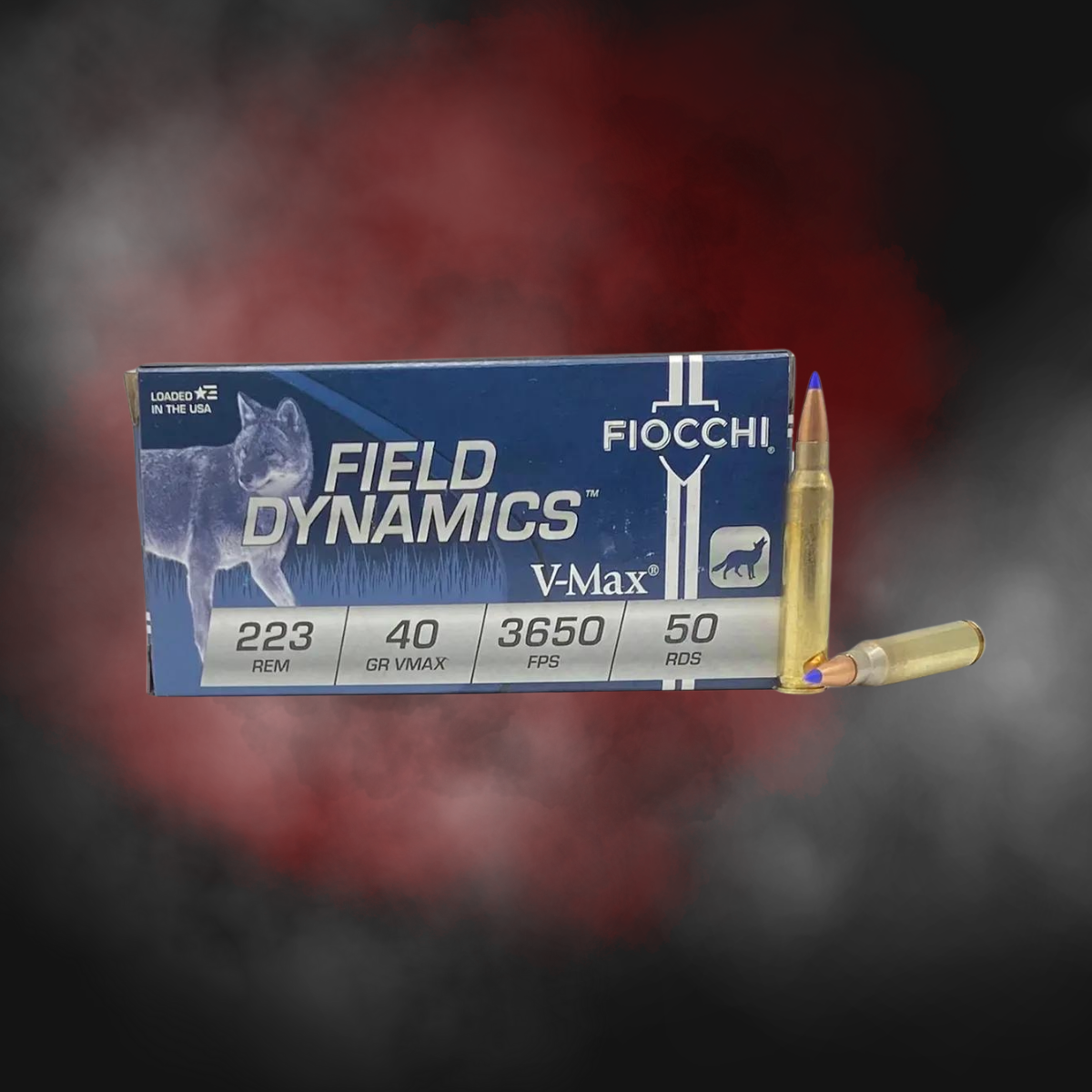 .223 REM 40gr V-MAX Fiocchi - 50 Rounds