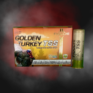 12G 3” 7 Shot 1-5/8oz TSS Tungsten Fiocchi Golden Turkey - 5 Rounds