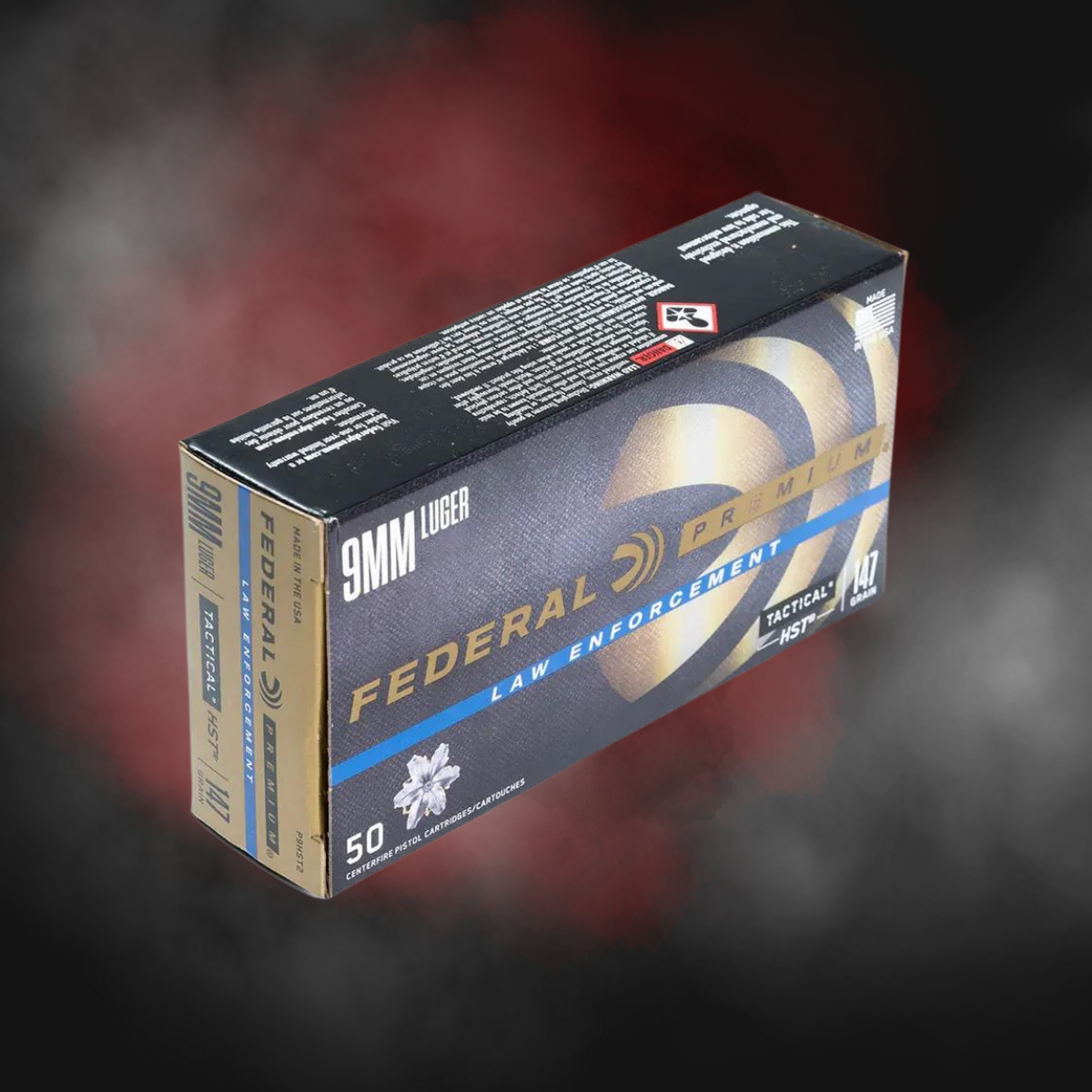 9MM 147GR Federal Premium Tactical HST JHP P9HST2 (50 rounds) - Image 2