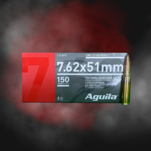 7.62x51mm 150gr FMJBT Aguila Ammunition - 20 Rounds