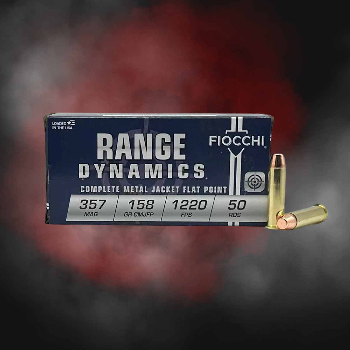 .357 MAG 158gr CMJFP Fiocchi - 50 Rounds