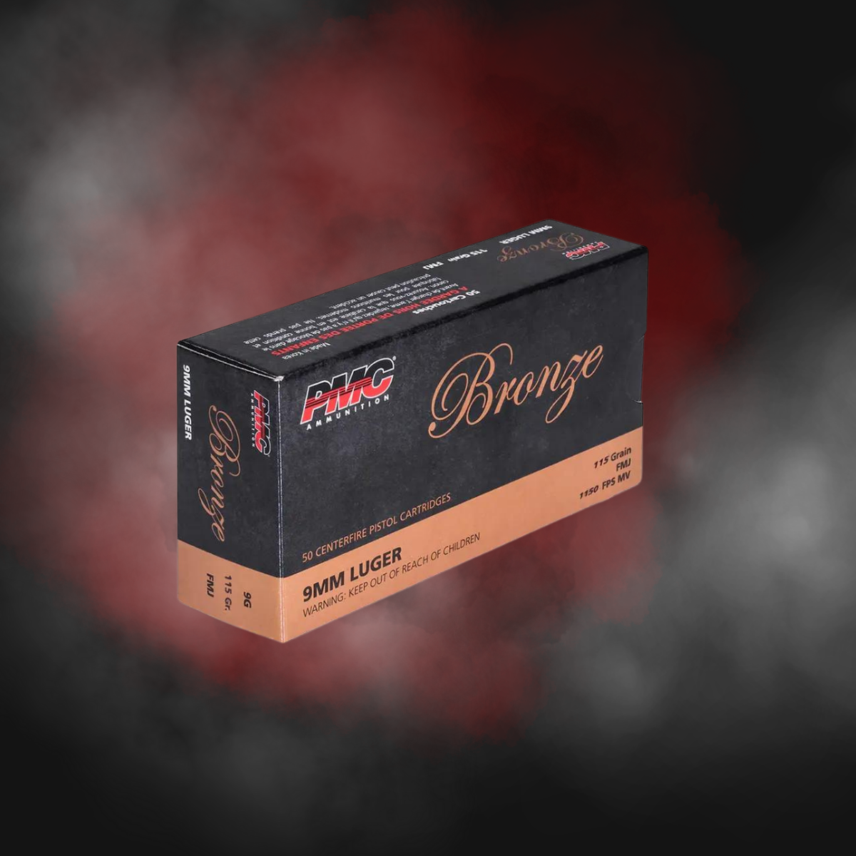 9MM 115GR FMJ PMC Bronze - 50 Rounds - Image 2