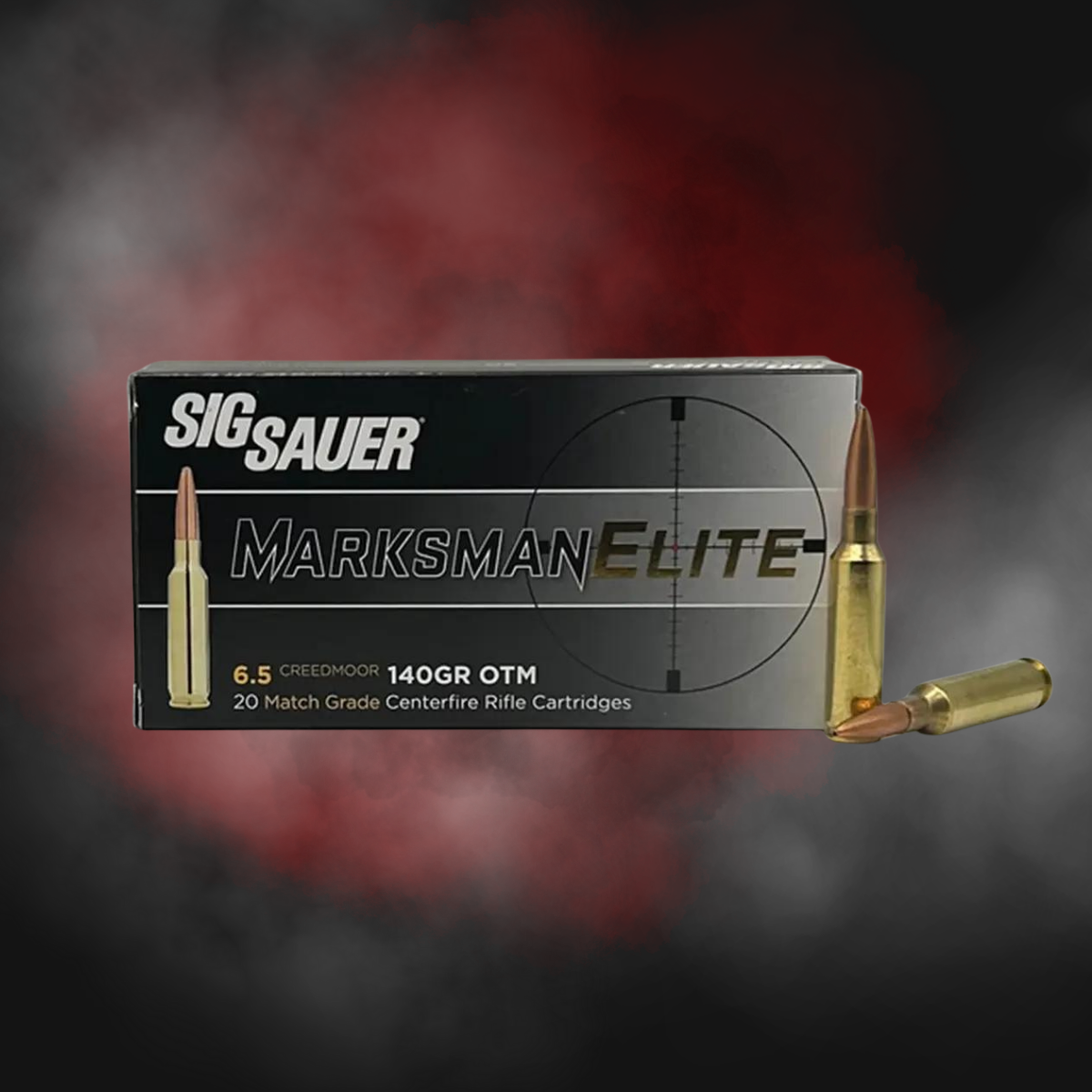6.5 Creedmoor 140gr OTM Sig Sauer Marksman Elite - 20 Rounds