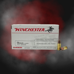 9mm 147gr JHP Brass Winchester - 50 Rounds