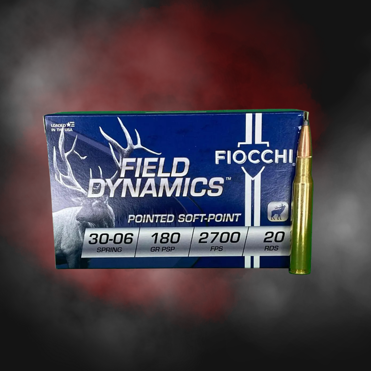 .30-06 180gr Pointed Soft-Point Fiocchi - 20 Rounds