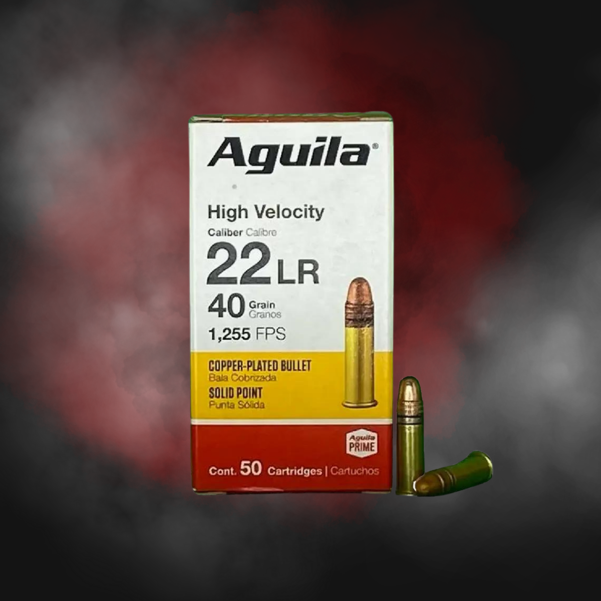 .22 LR 40gr HV SP Aguila - 50 Rounds