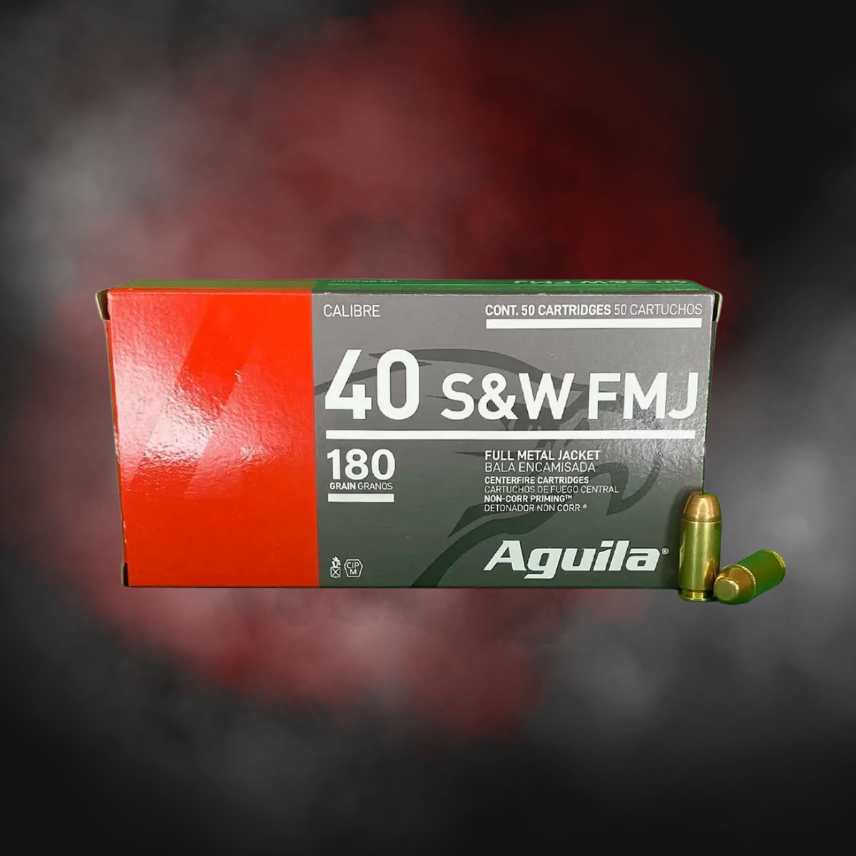 .40 S&W 180gr FMJ Aguila - 50 Rounds
