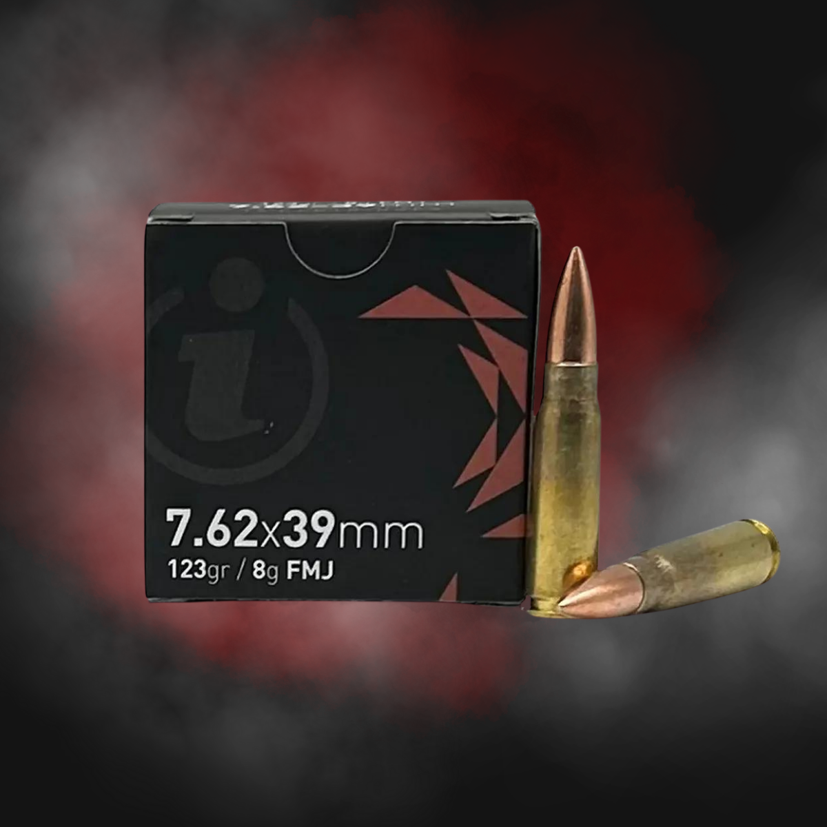 7.62x39mm 123gr FMJ Igman - 15 Rounds
