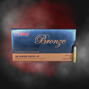 38 Super +P 130GR FMJ PMC (50 rounds)