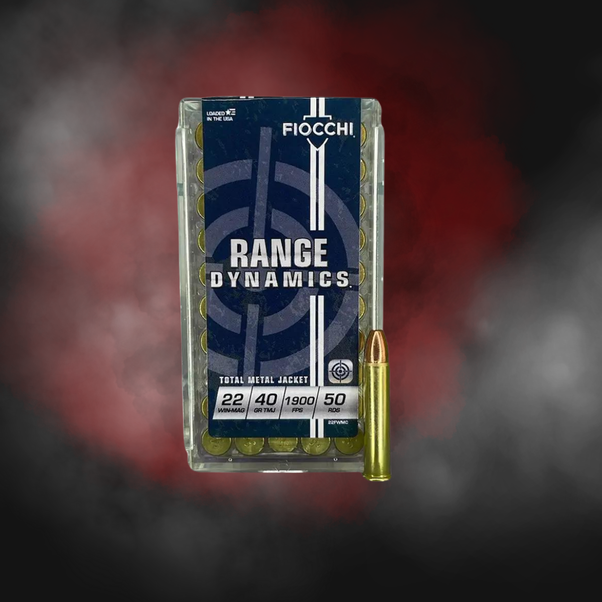 .22 WIN MAG 40gr TMJ Fiocchi - 50 Rounds