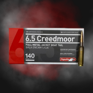 Aguila 6.5mm Creedmoor 140gr FMJ BT (20 rounds)